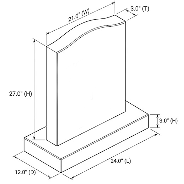 anton top headstone cad